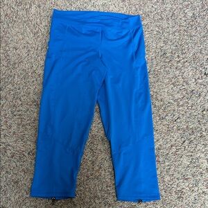 Vibrant Blue Women's Capris